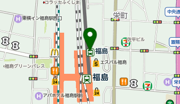 ラフィネプリュス エスパル福島店の地図画像