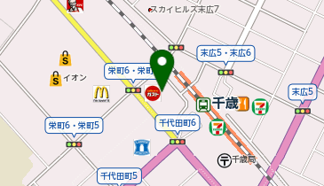 ラフィネ 千歳ステーションプラザ店の地図画像
