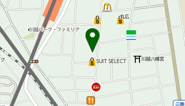 一蔵 振袖専門店ICHIKURA 川越クレアモール店の地図画像