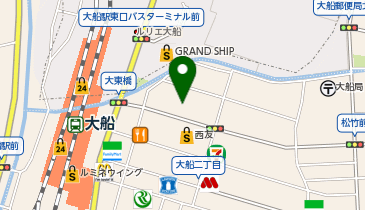 一蔵&オンディーヌ大船店の地図画像