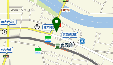 一蔵 岡崎スタジオの地図画像