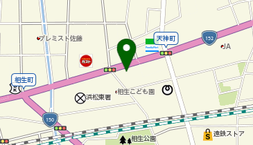 一蔵 浜松店の地図画像