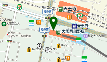 一蔵 あべのハルカス店の地図画像