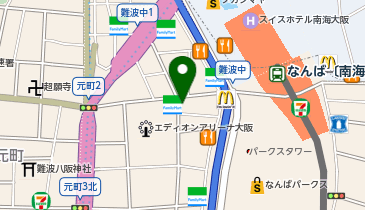 一蔵 なんば店の地図画像