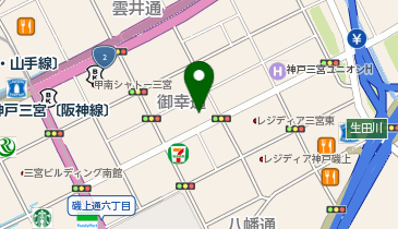 一蔵 神戸三宮スタジオの地図画像