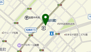 一蔵 函館店の地図画像
