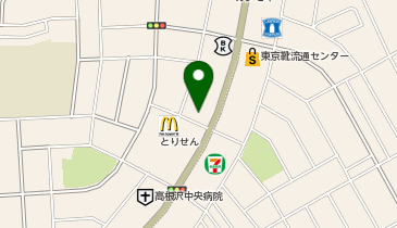 元祖からあげ本舗唐太郎 高根沢店の地図画像