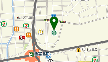 水野家 西宮北口店の地図画像