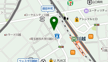 日建学院 川越校の地図画像