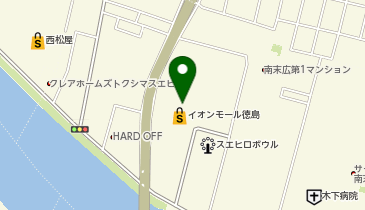 徳島バルの地図画像