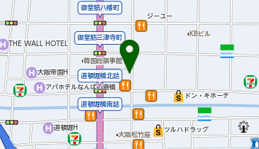 CHARLES & KEITH 心斎橋筋の地図画像