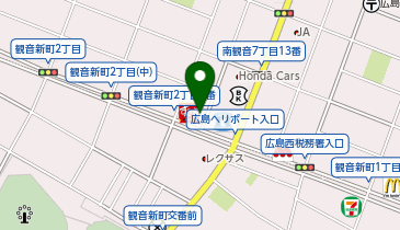 錬金堂 広島南観音店の地図画像