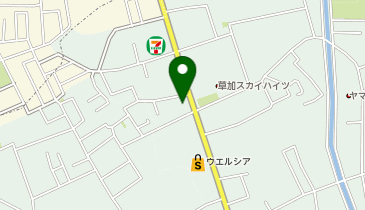 錬金堂 草加柳島店の地図画像