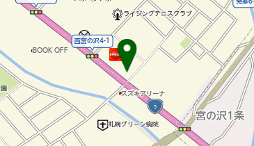 錬金堂 札幌店の地図画像