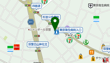 ジムオルソ 荻窪店の地図画像