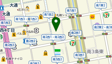 ジャングル札幌店の地図画像