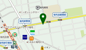 ストレッチアップ稲毛店の地図画像