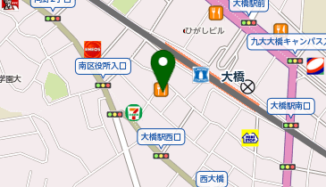 ストレッチアップ 福岡店(大橋駅前)の地図画像