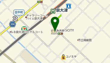 デイリーファッション パレット いずみおおつCITY店の地図画像
