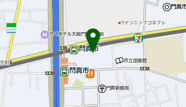 イズミヤ門真店の地図画像
