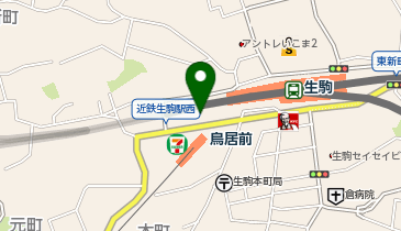 デイリーファッション パレット グリーンヒルいこま店の地図画像