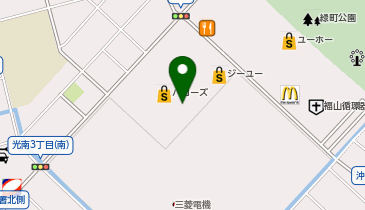 ハローズみどり町モール店の地図画像
