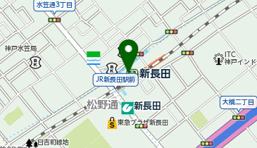 ホームドライ JR新長田店の地図画像