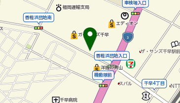 ポッポおじさんの大分からあげ ガーデンズ千早店の地図画像