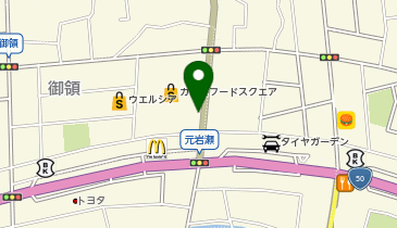 ラ・ブシュリー 岩瀬店の地図画像