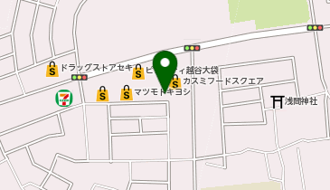 ラ・ブシュリー 越谷大袋店の地図画像