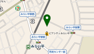 ラ・ブシュリー みらい平駅前店の地図画像