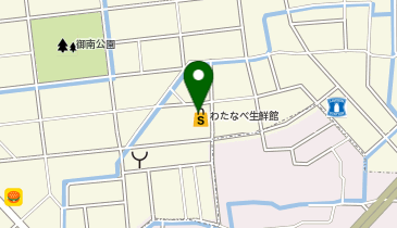 わたなべ生鮮館 下中野店の地図画像