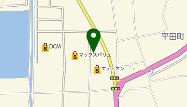 釣具のポイント 松山平田店の地図画像