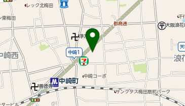 mills by TruffleBAKRY 中崎町店の地図画像