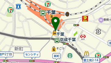 eashionペリエ千葉エキナカ店の地図画像