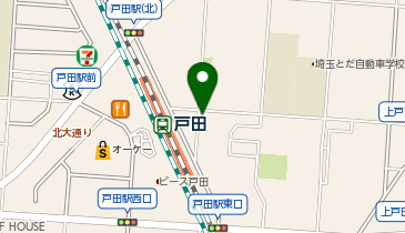 串屋横丁 戸田店の地図画像