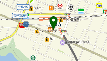 串屋横丁 吉祥寺店の地図画像