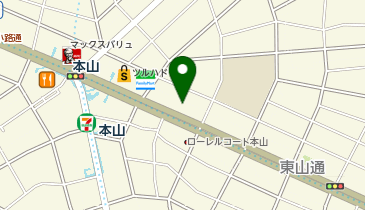 にぎりたて 本山店の地図画像
