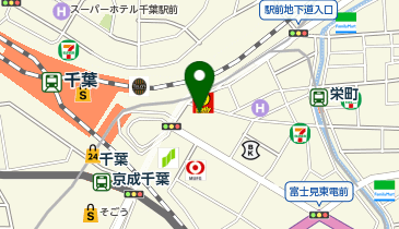 パートナーエージェント千葉店の地図画像