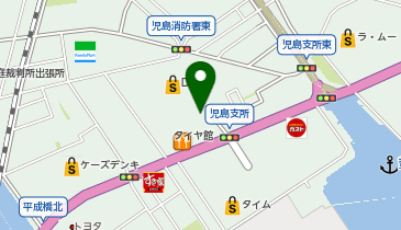 こがね製麺所 アクロスプラザ児島店の地図画像