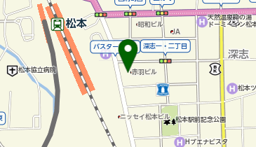 タコとハイボール松本つなぐ横丁店の地図画像