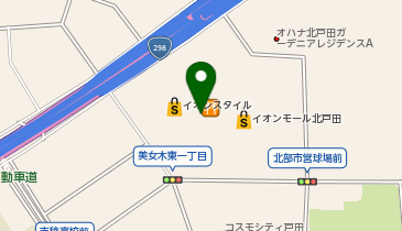 VISION CARE キクチ イオンモール北戸田店の地図画像