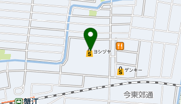 VISION CARE キクチ 蟹江ヨシヅヤ店の地図画像