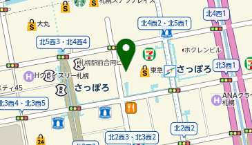 Winスクール 札幌駅前校の地図画像