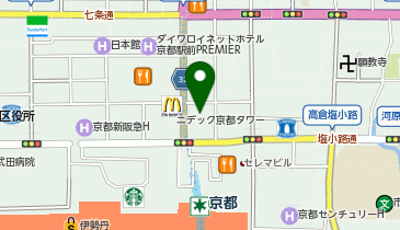 Winスクール 京都駅前校の地図画像