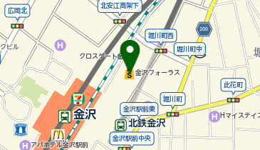 IL BISONTE 金沢店の地図画像