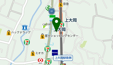 RAG MART 京急百貨店の地図画像