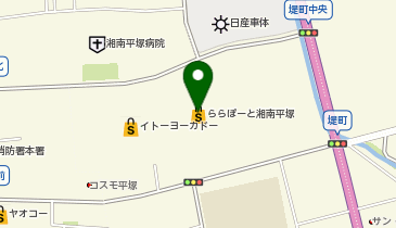 deux C ららぽーと湘南平塚店の地図画像