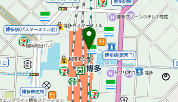 deux C 博多阪急店の地図画像