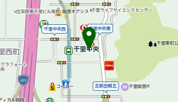 FOOTPRIDE 千里阪急店の地図画像